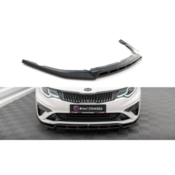 Добавка за предна броня/лип спойлер  V.1 Kia Optima Mk4 Facelift - Maxton Design