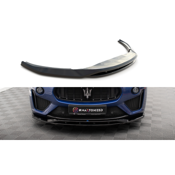 Добавка за предна броня/лип спойлер  maserati levante gts mk1 - Maxton Design