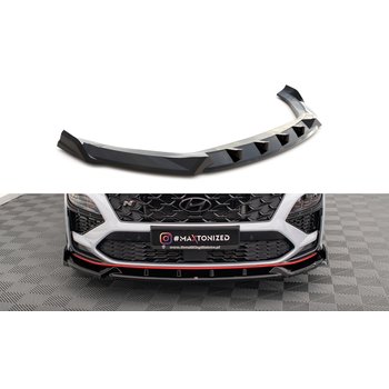 Добавка за предна броня/лип спойлер  V.1 Hyundai Kona N Mk1 - Maxton Design