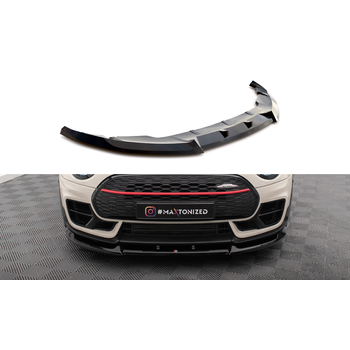 Добавка за предна броня/лип спойлер  V.1 Mini Cooper Clubman John Cooper Works F54 Facelift - Maxton Design