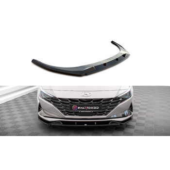 Добавка за предна броня/лип спойлер hyundai elantra mk7 - Maxton Design