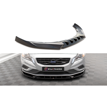 Добавка за предна броня/лип спойлер  V.1 Volvo S60 R-Design Mk2 - Maxton Design