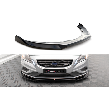 Добавка за предна броня/лип спойлер  V.2 Volvo S60 R-Design Mk2 - Maxton Design