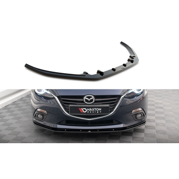 Добавка за предна броня/лип спойлер Mazda 3 Mk3 - Maxton Design