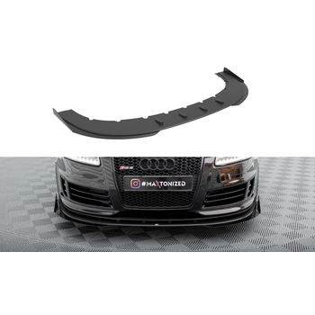 Добавка за предна броня/лип спойлер + Добавки Audi RS6 Avant C6 - Maxton Design