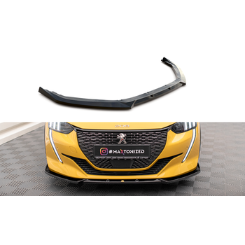Добавка за предна броня/лип спойлер  V.1 Peugeot 208 GT Mk2 - Maxton Design