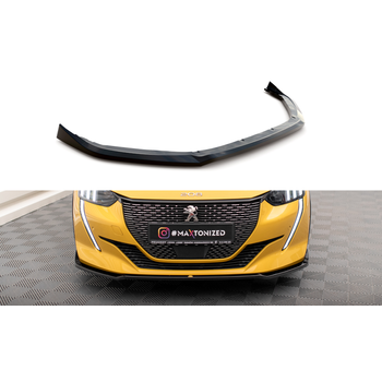 Добавка за предна броня/лип спойлер  V.2 Peugeot 208 GT Mk2 - Maxton Design