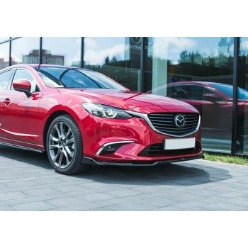 Добавка за предна броня/лип спойлер  V.2 Mazda 6 GJ (MK3) Фейслифт