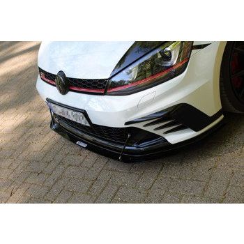 Добавка за предна броня/лип спойлер VW Golf VII GTI Clubsport - Maxton Design