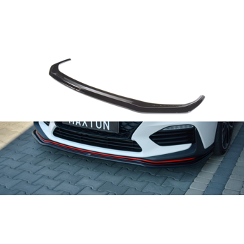 Добавка за предна броня/лип спойлер  V.2 Hyundai I30 N Mk3 Хечбек / Fastback - Maxton Design