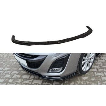 Добавка за предна броня/лип спойлерMazda 3 Mk2 Sport (PREFACE) - Maxton Design