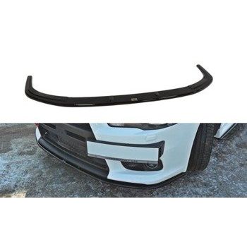 Добавка за предна броня/лип спойлер  V.2 Mitsubishi Lancer Evo x - Maxton Design