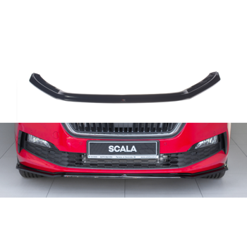 Добавка за предна броня/лип спойлер  V.3 Skoda Scala - Maxton Design