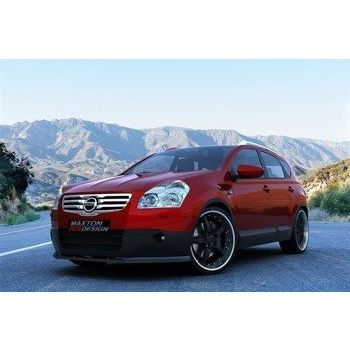 Добавка за предна броня/лип спойлер  Nissan Qashqai (PREFACE) - Maxton Design