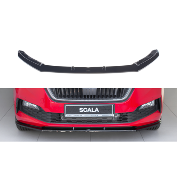 Добавка за предна броня/лип спойлер  V.1 Skoda Scala - Maxton Design