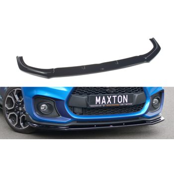 Добавка за предна броня/лип спойлер  V.1 Suzuki Swift 6 Sport - Maxton Design
