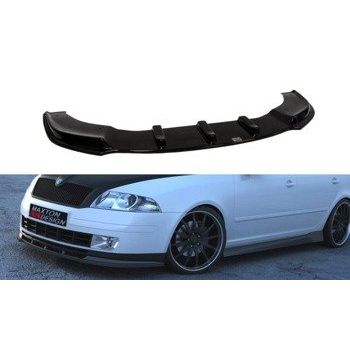Добавка за предна броня/лип спойлер skoda octavia mk2 - Maxton Design