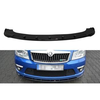 Добавка за предна броня/лип спойлер  V.1 Skoda Octavia RS Mk2 FL - Maxton Design