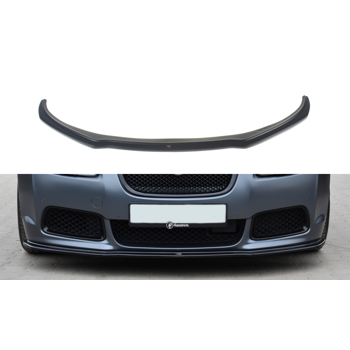 Добавка за предна броня/лип спойлер  V.1 Jaguar XF- r - Maxton Design