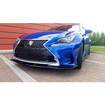 Добавка за предна броня/лип спойлер  V.2 Lexus RC - Maxton Design