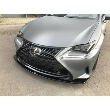 Добавка за предна броня/лип спойлер  V.1 Lexus RC - Maxton Design