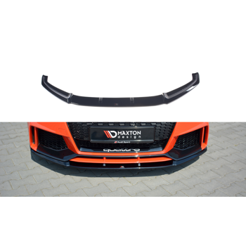 Добавка за предна броня/лип спойлер  V.2 Audi TT RS 8S - Maxton Design