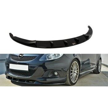 Добавка за предна броня/лип спойлер  Opel Corsa D Nurburg (за OPC / VXR броня) - Maxton Design