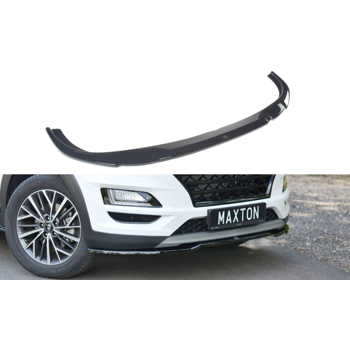 Добавка за предна броня/лип спойлер  V.2 Hyundai Tucson Mk3 Facelift - Maxton Design