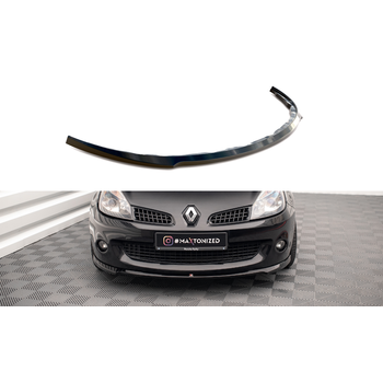 Добавка за предна броня/лип спойлер  Renault Clio III RS - Maxton Design