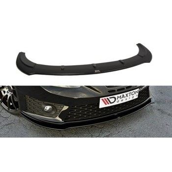 Добавка за предна броня/лип спойлер  V.1 Seat Leon Mk2 Cupra FR (фейслифт) - Maxton Design