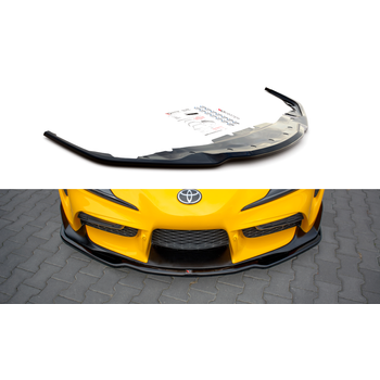 Добавка за предна броня/лип спойлер  V.2 Toyota supra mk5 - Maxton Design