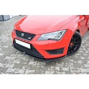 Добавка за предна броня/лип спойлер Seat Leon III Cupra / FR - Maxton Design