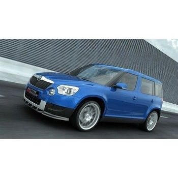 Добавка за предна броня/лип спойлер skoda yeti - Maxton Design