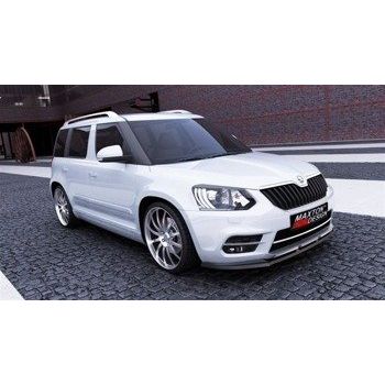 Добавка за предна броня/лип спойлер skoda yeti city facelift модел - Maxton Design