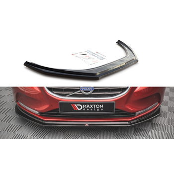 Добавка за предна броня/лип спойлер  Volvo V40 - Maxton Design