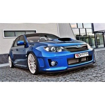 Добавка за предна броня/лип спойлер  Subaru Impreza WRX STI 2011-2014 - Maxton Design