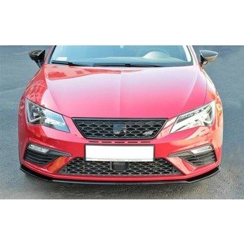 Добавка за предна броня/лип спойлер  V.2 Seat Leon Cupra / Fr Mk3 FL - Maxton Design