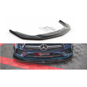 Добавка за предна броня/лип спойлер  V.3 Mercedes A35 AMG Aero W177 - Maxton Design