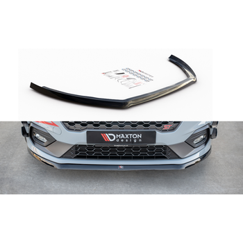 Добавка за предна броня/лип спойлер  V.6 Ford Fiesta Mk8 ST / ST-LINE - Maxton Design