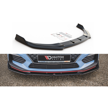 Добавка за предна броня/лип спойлер  V.3 Hyundai I30 N Mk3 Хечбек/ Fastback - Maxton Design