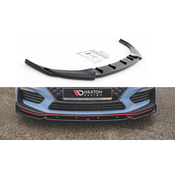 Добавка за предна броня/лип спойлер  V.5 Hyundai I30 N Mk3 Хечбек/ Fastback - Maxton Design