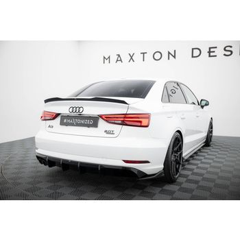 Дифузьор Audi A3 Sedan 8V Facelift (Двойни накрайници от двете страни)