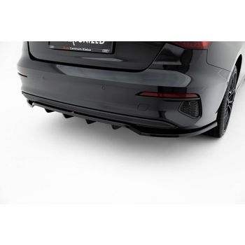 Добавка за задна броня (с вертикални ребра) Audi A3 Sedan 8Y