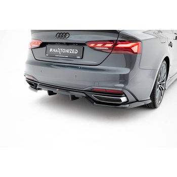 Добавка за задна броня (с вертикални ребра) Audi A5 F5 Facelift