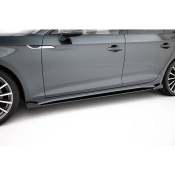  Добавки за прагове + "крилца" Audi A5 Sportback F5 Facelift