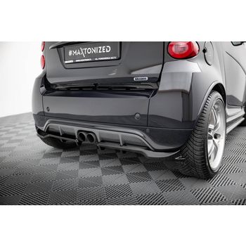 Добавка за задна броня (с вертикални ребра) Brabus Smart Fortwo C451 Facelift