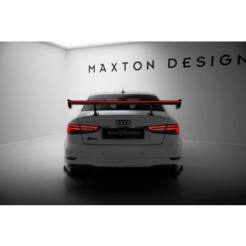 Карбоново крило/спойлер + LED светлина Audi A3 / A3 S-Line / S3 / RS3 Sedan 8V / 8V Facelift