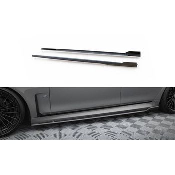 Карбонови добавки за прагове BMW 7 M-Pack G11 Facelift