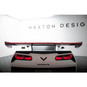 Карбонов спойлер/крило + LED Chevrolet Corvette Stingray / Grand Sport C7