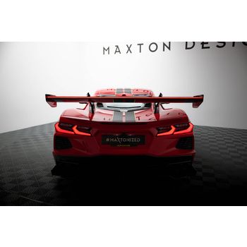 Карбонов спойлер + LED Chevrolet Corvette C8